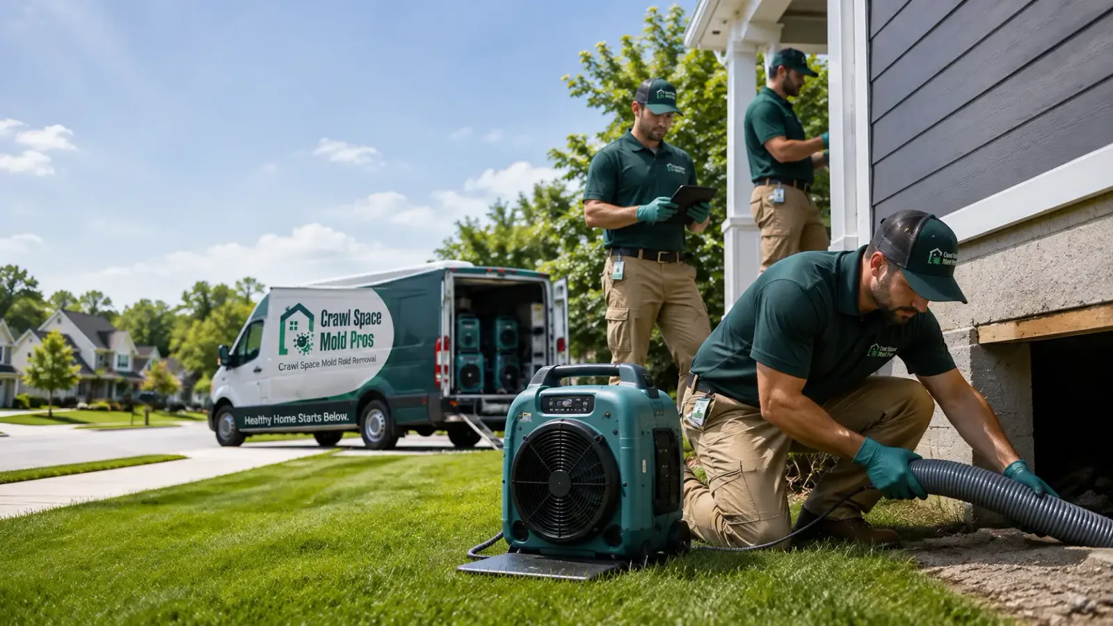 Crawl Space Mold Removal in Lynn, AR